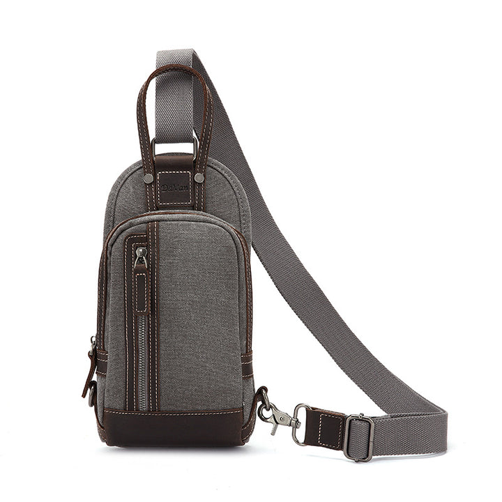 Bolso bandolera de lona